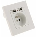 Pikkukuva 5 / 5: Sharplace Seinäpistorasia, Seinärasia, Kaksois-USB 5V/2100mA, Kätevä ja helppo hallita 2-porttinen USB-pistorasia