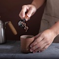 Pikkukuva 5 / 5: Kahvimittalusikka puukahvalla, elintarvikelaatuinen, BPA-vapaa, korkealaatuinen kahvi- ja teelusikka, keittiötarvike