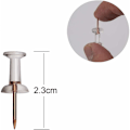 Miniatyrbilde 2 av 5: 100 stk. klare plastikk hodepinner, rosegull pushpins, vegg pushpins, korktavle pushpins, I-formet pinne for oppslagstavle, markør