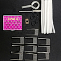 Miniatyrbild 1 av 5: IC 10 st Mesh Coil för PNP-VM6 NI80 Mesh Coil 0,15Ω Resistans DIY Rosröd 10st