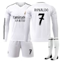 Miniatyrbilde 1 av 2: Real Madrid Barn Hjemmedrakt 2024-2025 Høst & Vinter Nr 7 Sokker M RONALDO Nr 7 Sokker No 7 socks M