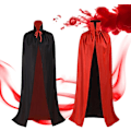 Miniatyrbillede 1 af 7: Halloween kappe, kappe cosplay kappe rekvisitter til halloween maske Stand collar 140
