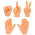 Miniatyrbild 2 av 5: Tiny Hands Fingerdockor Hand Sax Rock Paper Game