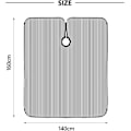 Miniatyrbilde 3 av 7: Frisørkåpe Barber Cape, Klippekapper, Full Lengde Vanntett Frisør Frisør Cape for Hårstyling, Klipp og Farger C