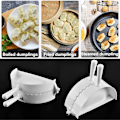 Miniatyrbild 2 av 3: Ravioli Dumpling Maker Set, 3 st Manuel Chinois Dumpling Pasty Moules Cutter Gyoza Empanada Form Hy