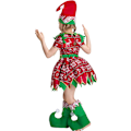 Miniatyrbild 4 av 7: Feydräkt Barn Pojkar Flickor Jul Feydräkt Jul Feydräkt Onesie För Jul Karneval Fest (104-140) 3-10 År flickor 4-6 ans