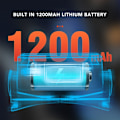 Pikkukuva 4 / 5: COB USB Ladattava Otsalamppu Punaisella Valolla LED Otsavalo Ulkoiluun, Patikointiin, Juoksuun, Retkeilytarvikkeisiin, DUBUNS