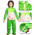 Miniatyrbillede 6 af 7: Unge børn klækket dinosaur tøj halloween fest dinosaur æg luksus jumpsuit til drenge piger