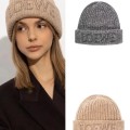 Miniatyrbillede 1 af 2: Høst Vinter Varm Strikket Hue Mænd Kvinder Uldhue Par Hue khaki One size LOEWE