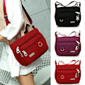 Miniatyrbillede 1 af 5: Skuldertaske Messenger tasker Cross Body ROSE RED rose red