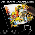 Miniatyrbilde 1 av 5: IC A4 LED-lysebrett for diamond painting 5D diamantbroderi Lig