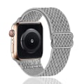 Miniatyrbilde 4 av 4: 4-pakning nylon - justerbart sportsarmbånd i nylon for Fitbit Versa 4/Versa 3/Sense, pustende erstatningsarmbånd, flerfarget