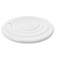 Inflatable Spa Cover with Handle, Round Inflatable Cover, Rainproof Outdoor Cover with Insulation, Foldable Cover B White White