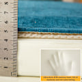 Miniatyrbild 4 av 5: Stoldyna 2-pack med band, tvättbar köksstoldyna, halkfri, avtagbar stoldyna, minnesskumdyna (43x45x4.5cm, färg: grå)