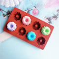 Miniatyrbilde 4 av 5: IC 1st 8 Hulrom Silikon Kakeform DIY Mini Spiralformet Kake Cho