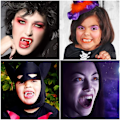 Miniatyrbild 5 av 5: IC Vampyrtänder, 3 st vampyrtänder + 3 st älvöron, för stil 1