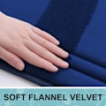 Miniatyrbillede 2 af 5: IC Memory Foam Bademåtte 24x16, Ultra Blød, Skridsikker og Absorberende Badeværelsesmåtte, Maskinvaskbar, Komfortabelt Badekar, Marineblå