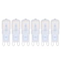 Miniatyrbilde 2 av 5: 6 stk G9 LED-pærer Dimbar 3W Energisparende 360 Graders Lyspære for Taklamper og Taklamper Varm Hvit 220-240V