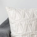 Miniatyrbild 3 av 5: IC Dekorativa kuddfodral 18x18 set om 4 för soffa, mjukt konstgjord kort ull sammet Boho kuddfodral för vardagsrumsinredning, vit