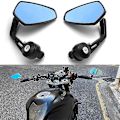 Miniatyrbillede 2 af 5: Motorcykel Bak Spejl Bar End Spejle Motorcykel Styr Tip Bak Spejl Til Ktm Duke 790 Rc390 890 1290 690duke390 Hao