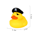 Pikkukuva 1 / 9: Luovia Halloween-kumikissoja, jotka ääntävät puristamalla, MJ51-lelu, kelluva keltainen kissa (10 kpl) Pirate Duck