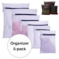 Miniatyrbild 1 av 6: Resväska Organiseringsset - Perfekt för Resor - Resväska Set Black Svart