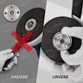Miniatyrbillede 4 af 5: SDS quick-release møtrik Spændeanordning til alle vinkelslibere med M14 gevind fra AEG, Black & Decker, Dewalt, Flex, Hitachi, Metabo, Makita..DEBUNS