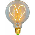 Pikkukuva 1 / 5: Led-lamput Vintage-lamppu 4W Himmennettävä Antiikki Edison Led-filamenttilamppu 220/240V G95 Sydän Lämmin Hehku (Läpinäkyvä)
