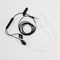 Pikkukuva 3 / 3: Antisäteily Binaural Stereo Kuulokkeet Mic 3,5 mm Ilmaputki musta
