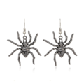 Miniatyrbilde 1 av 2: IC Halloween øredobber, anheng øredobber for kvinner, julesmykker gaver, halloween gaver, sølv edderkopp