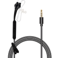Pikkukuva 1 / 3: Antisäteily Binaural Stereo Kuulokkeet Mic 3,5 mm Ilmaputki musta