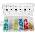 Miniatyrbillede 1 af 5: 120 stk./æske Lille Størrelse Bil Bladsikringssortiment 5 AMP, 10 AMP, 15 AMP, 20 AMP, 25 AMP, 30 AMP, DUBUNS