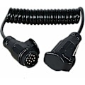Miniatyrbilde 1 av 4: Forlengelseskabel 2 m 13 pin til 13 pin for tilhenger, båt, tilhenger, campingvogn, sykkelstativ etc.
