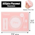 Pikkukuva 3 / 4: IC 45,72 cm x 33,02 cm Pöytätabletit lapsille 2 kpl Montessori Silikoni (Teparty)