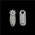 Miniatyrbild 5 av 5: IC Vivid Books Ram Anpassad Schablon Metall Skär Dies DIY Scrapb