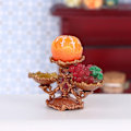 Miniatyrbilde 5 av 5: IC 1:12 Dukkehus miniatyr Fruktbrett Kjøkkendekorasjon S(4*2,5CM)