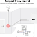 Miniatyrbilde 4 av 4: RF433 og WiFi Trådløs Fjernkontroll Lysbryter, 1 Bryter 1 Mottaker Kit