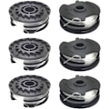 Miniatyrbild 1 av 5: 6-pack ersättningslinspolar för LIDL Parkside PRTA 20-Li A1, B2, C3, PRT 550 A1, A3, PRT 300 A1 grästrimmer