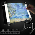 Miniatyrbillede 2 af 5: IC A4 LED-lysplade til diamond painting 5D diamantbroderi Lig