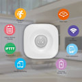 Miniatyrbild 2 av 5: IC WiFi-rörelsedetektor, trådlös passiv infraröd detektor, säkerhetsintrångssensor, Tuya APP-kontroll