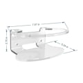 Miniatyrbilde 3 av 5: 2 stk hyllebrakettholder for Orbi veggmontering, for Orbi Wifi-ruter Ac3000 Rbs50, Rbk50, Rbk53, Rb