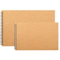 Miniatyrbild 2 av 5: 2-pack A5 A4 Skissblock Hård Baksida Omslag A4 A5 Spiralbunden Hardcover Skissblock 160g