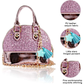 Miniatyrbillede 4 af 5: IC Paillet Håndtasker Mini Prinsesse Håndtaske Skalformet Crossbody-taske