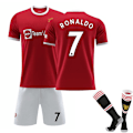 Miniatyrbillede 1 af 2: 2022-2023 Ny Manchester United Børne- og Voksen Fodboldtrøje Træningssæt Nr. 7 RONALDO No.7 RONALDO 16