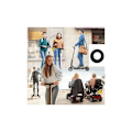 Miniatyrbillede 4 af 5: 2-delt inderslange 4.80/4.00-8 med lige ventil, til trillebør, klapvogn, sækkevogn, plæneklipper, snefræser, generator og mere,..DEBUNS
