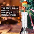 Miniatyrbild 4 av 5: IC LED 7 färgskiftande uppladdningsbara flamlösa ljus