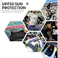 Pikkukuva 2 / 5: Upf50+ aurinkoa suojaavat viilentävät hihat, 5 paria hihoja käsivarren suojukseen-yvan