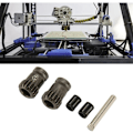 Miniatyrbillede 5 af 5: 3D Printer Ekstruder Gear, Hærdet Stål, Nano RNC Belægning, Høj Hårdhed, Dobbelt Drev, Gearhjul Aksel Lejesæt, fra DEBUNS