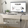 Miniatyrbillede 3 af 5: RJ45 Kobling Skærmet Cat7/Cat6A/Cat6/Cat5E Ethernet Kabel Forlænger Hun til Hun Konnektor 2 Pak, af DEBUNS