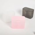 Miniatyrbillede 3 af 5: IC Bomuldsrondeller Negleservietter Makeupbørster Organizer Opbevaringsboks Dou Sort
